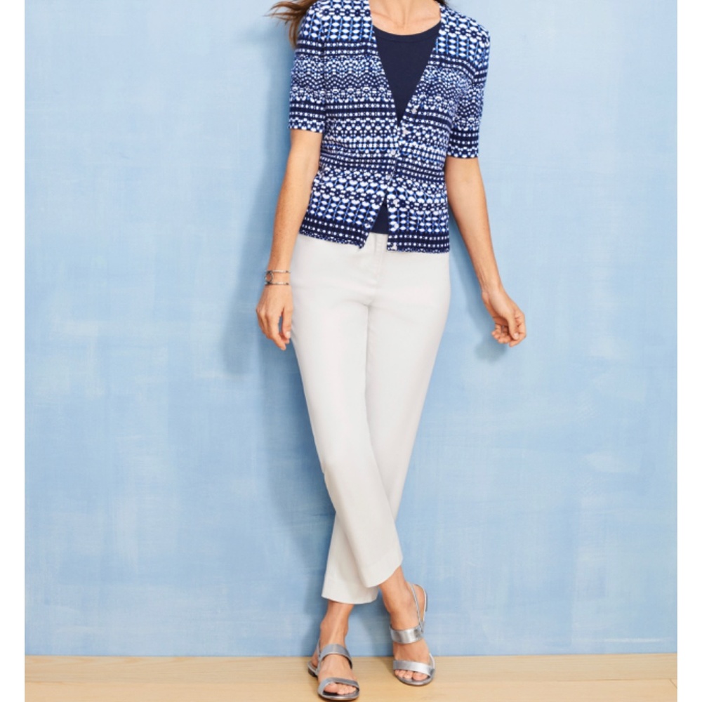 Talbot's Perfect Crop Women's Sz 12 Pants, Light Tan